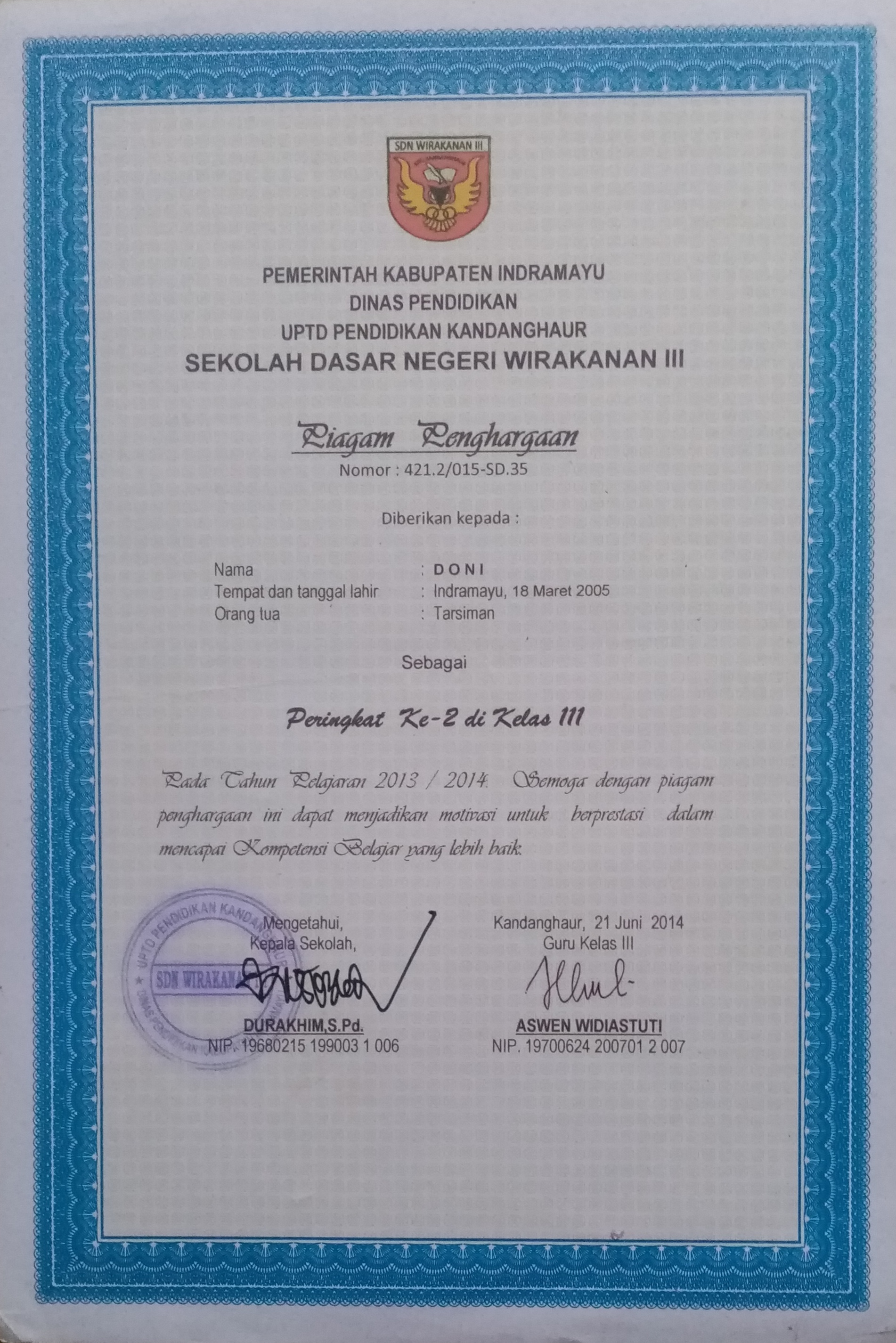 award
